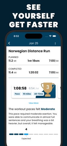 NXT RUN: Marathon Training iPhone screenshot