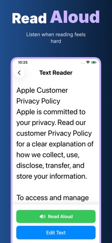 Magnifier Reader: Big Text iPhone screenshot