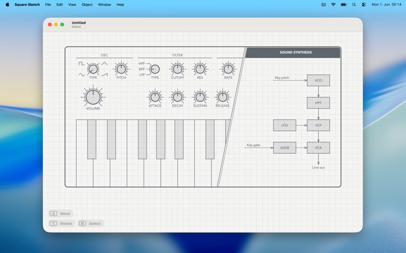 Square Sketch screenshot 1