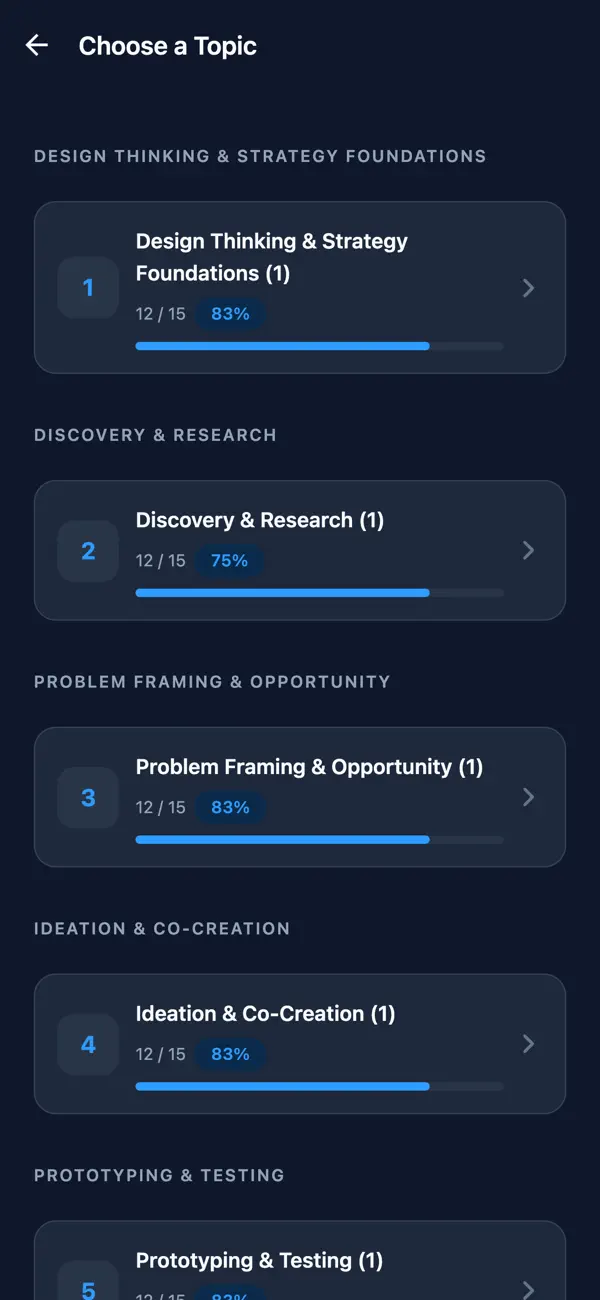 Screenshot #2 pour SF Strategy Designer Prep