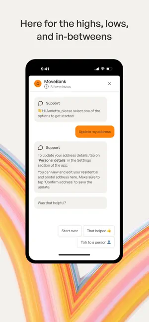 MoveBank iPhone screenshot 2