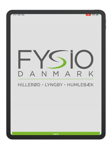 FysioDanmark Nord iPad screenshot