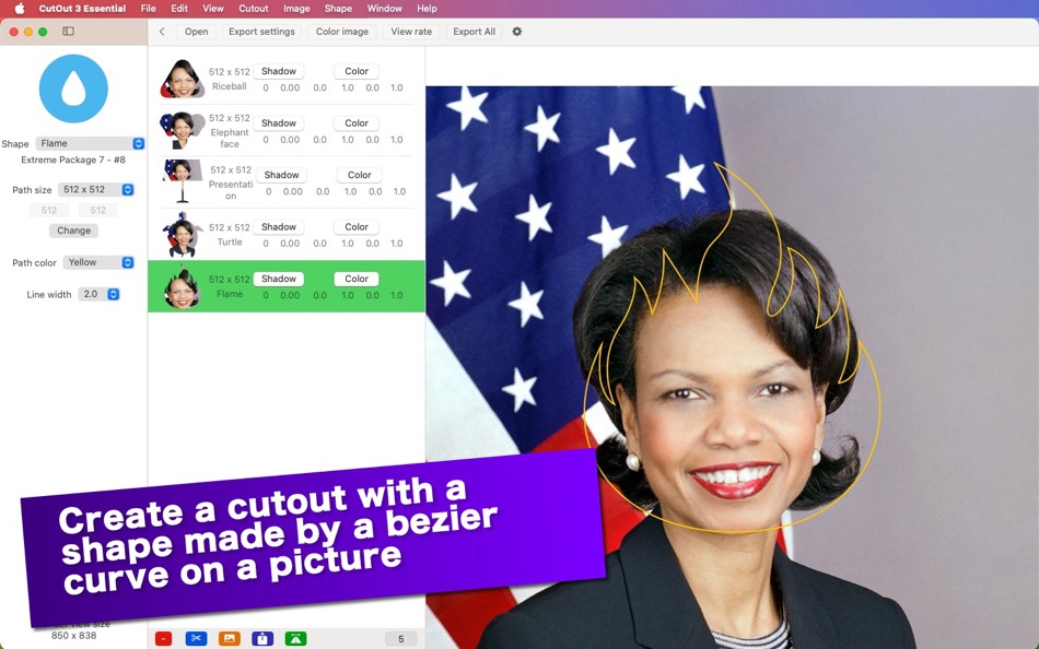 #1. CutOut 3 Essential (macOS) 由: Tomoyuki Okawa