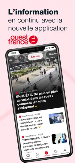 Capture d'écran de Ouest-France, L'info En Direct sur iPhone 1
