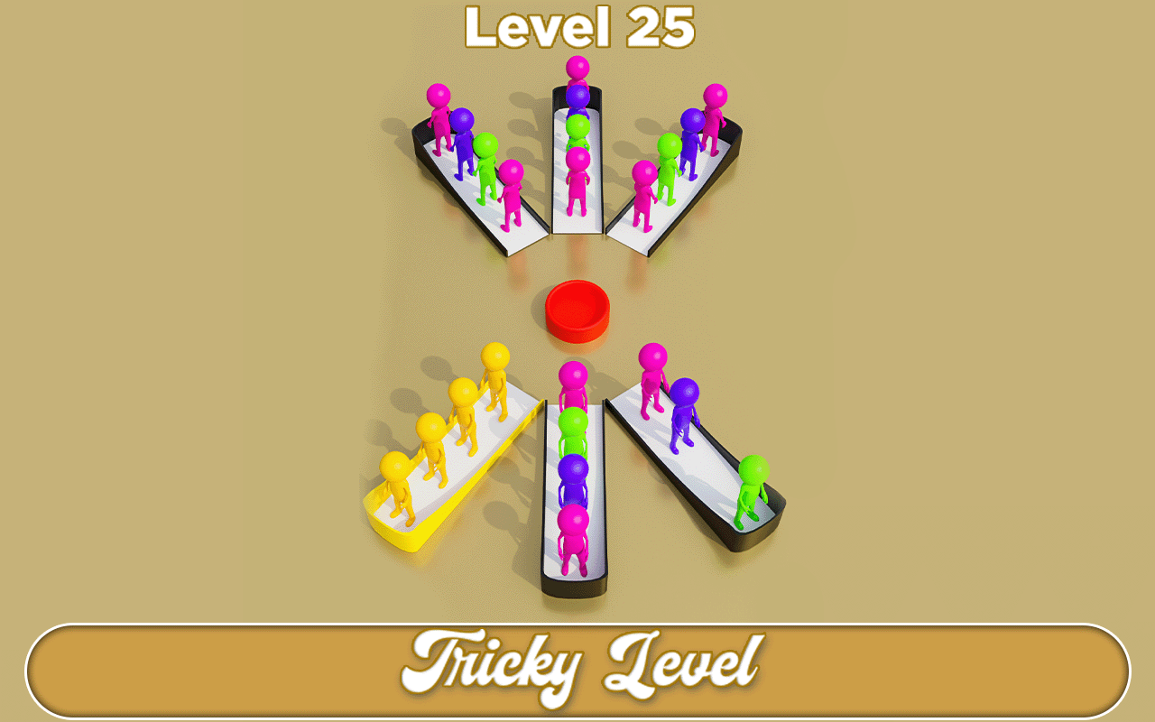 Crowd Sort Color Puzzle Game screenshot 17