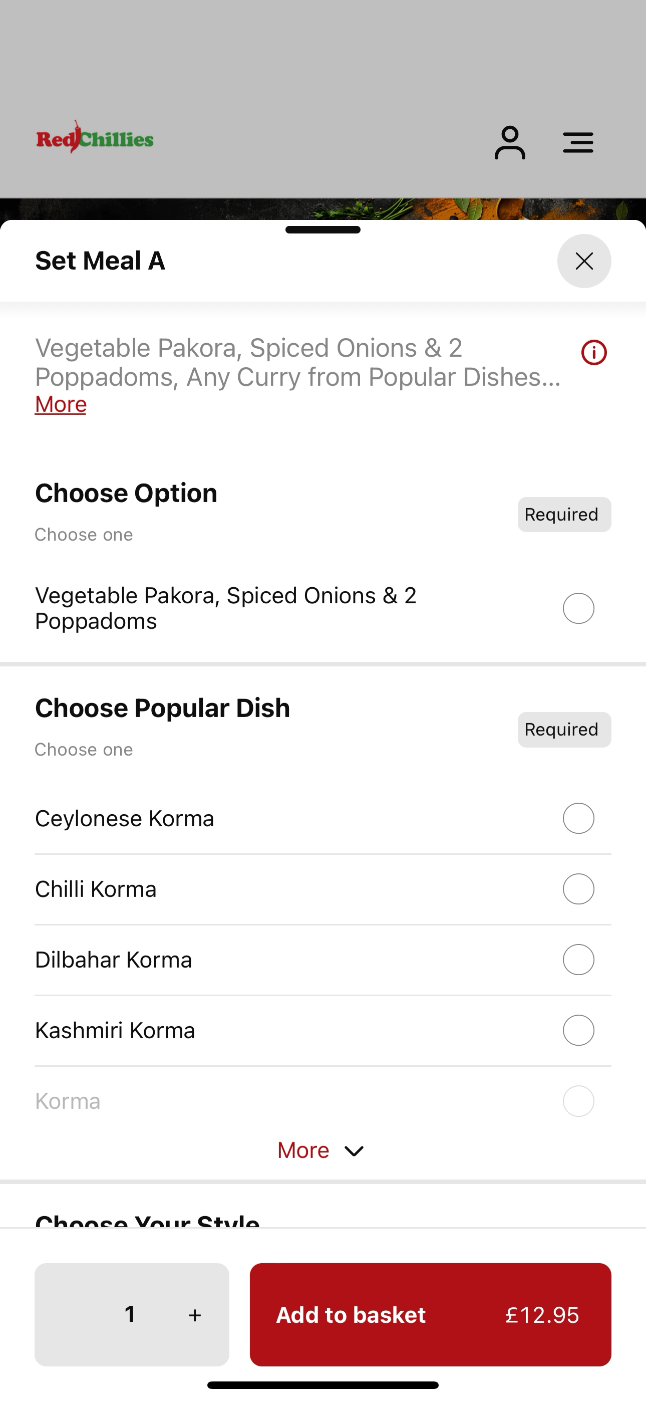 Red Chillies Cumbernauld screenshot 4