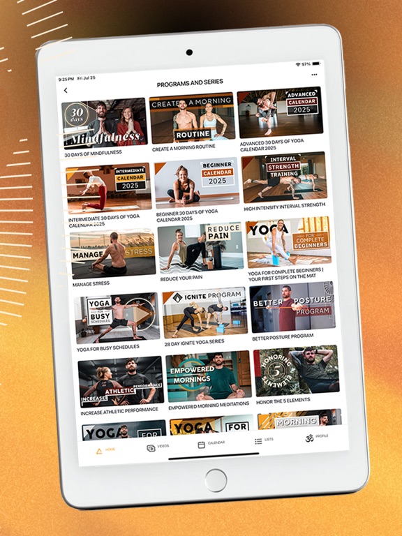Breathe and Flow Yoga iPad screenshot 4 - Health & Fitness app