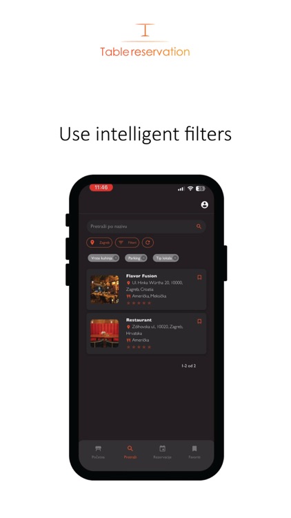 Table Reservation: Find Table