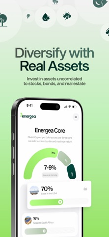 Energea Investment App iPhone screenshot