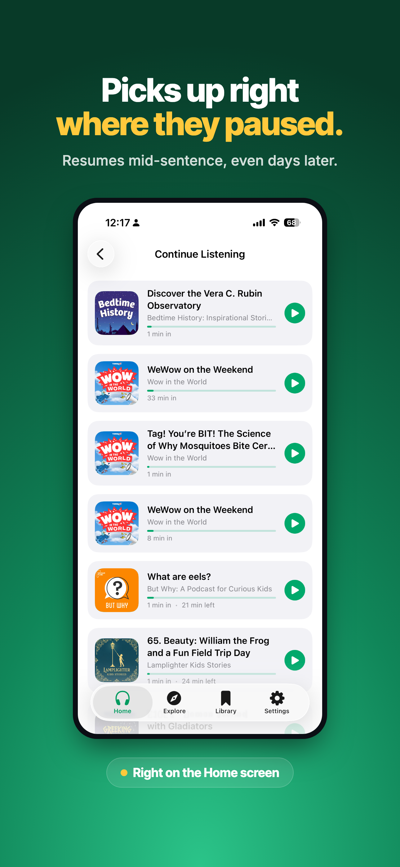 PodFocus: Podcasts for Kids screenshot 6