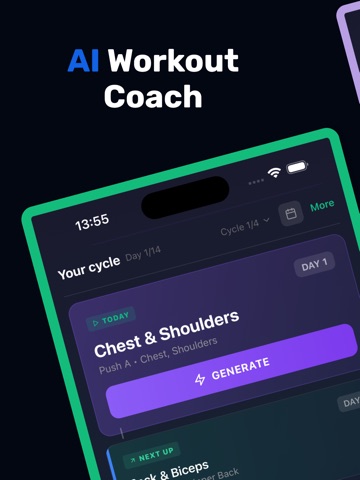 Arvo: AI Workout Coach iPad screenshot
