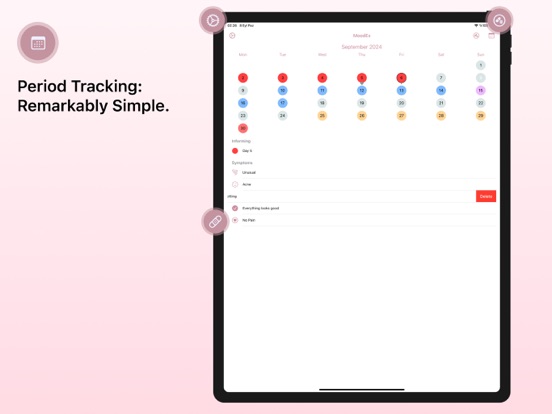 MoodEx: Period & PMS Trackerのおすすめ画像1