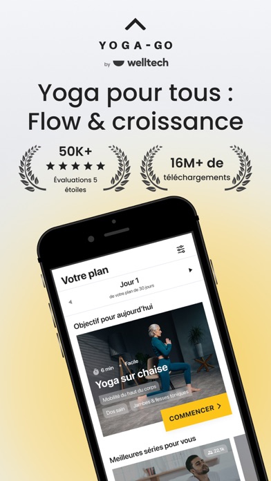 Screenshot #1 pour Yoga-Go Pilates, Yoga, Tai Chi