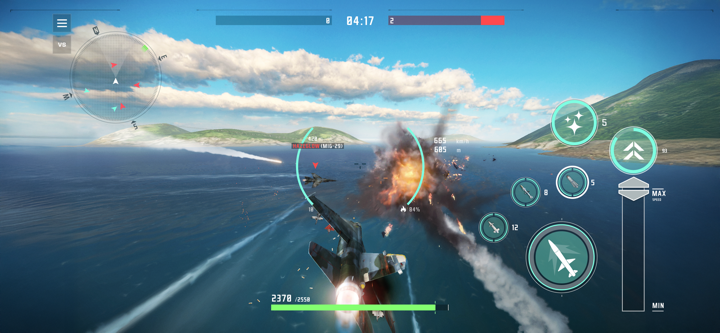Sky Combat 2: Fighter planes screenshot 6