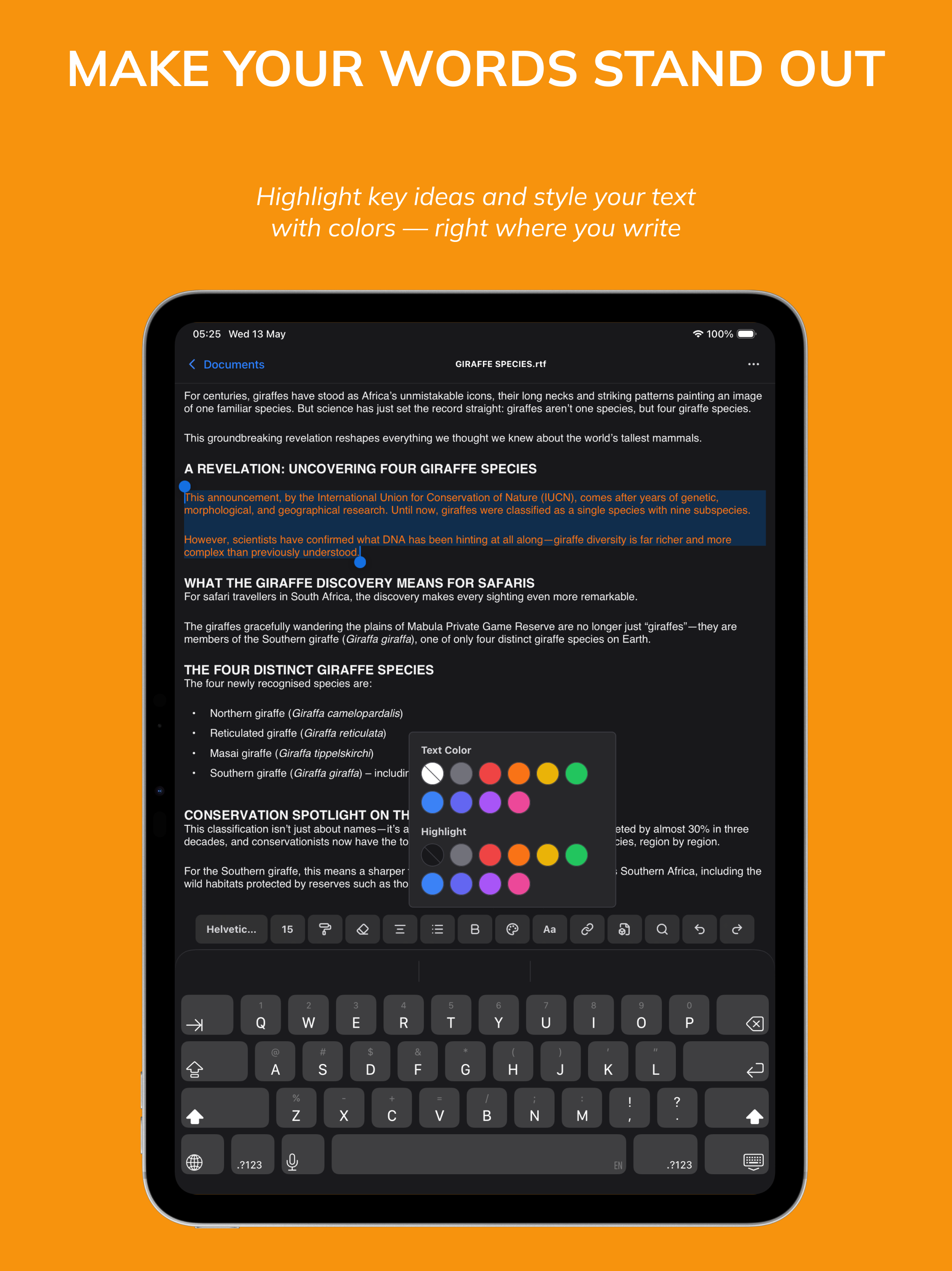 ChaosiText - Rich Doc Editor screenshot 8