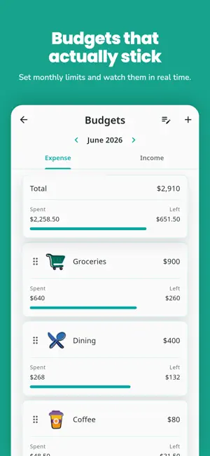 bud: easy budget money planner screenshot 4