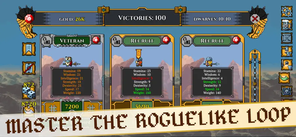 Screenshot von Dwarves: Glory, Death And Loot auf dem iPhone 3