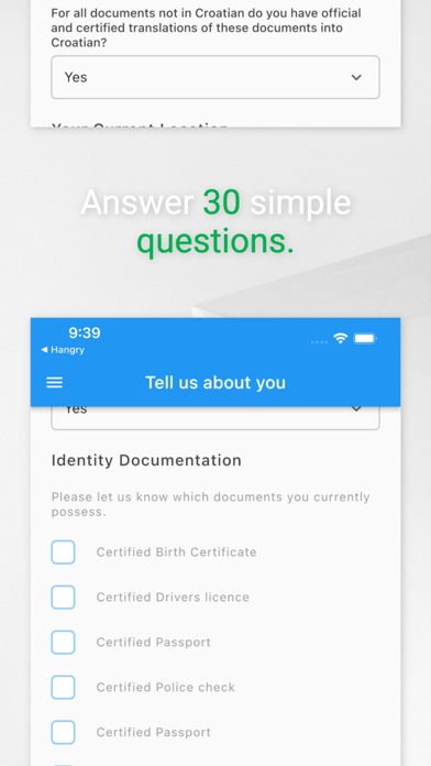 CitizenHR: Croatia Citizenship Screenshot