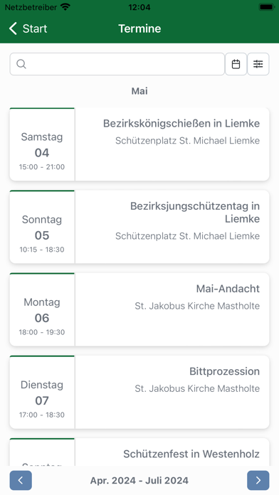 Schützenbruderschaft Mastholte Screenshot
