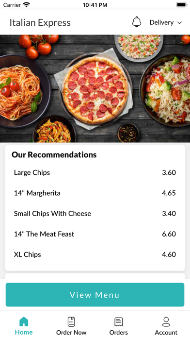 Italian Express. Screenshot