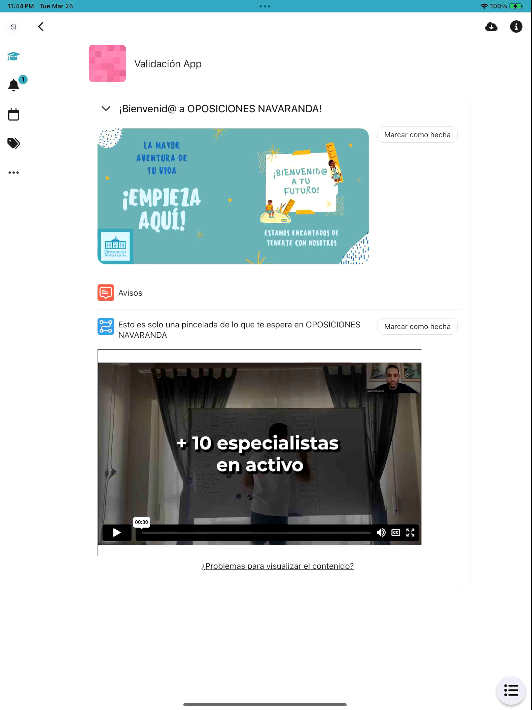 Oposiciones Navaranda screenshot 6
