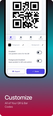 gQR Scanner & QR Generator screenshot