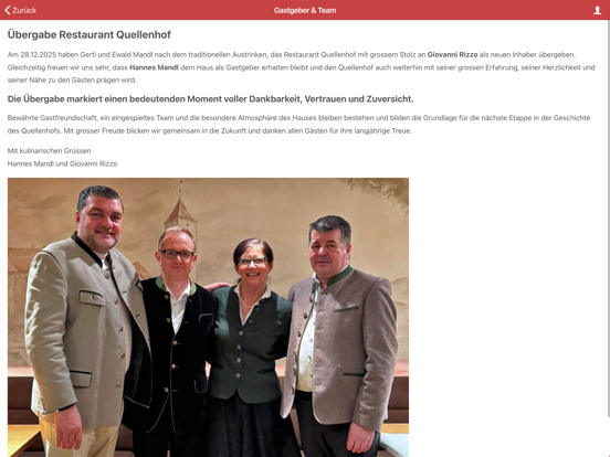 Screenshot #6 pour Quellenhof Restaurant