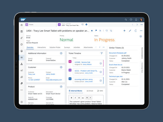 Screenshot #5 pour SAP Cloud for Customer