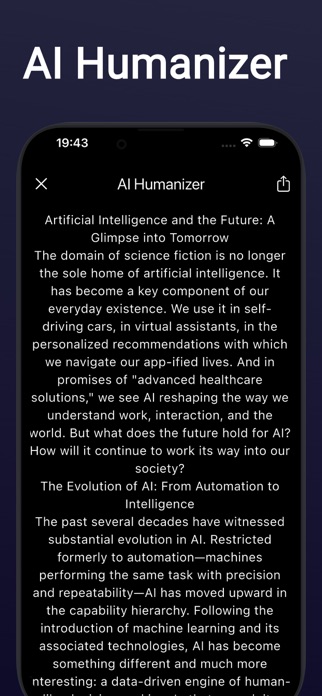 Humify AI Screenshot 2 of 3