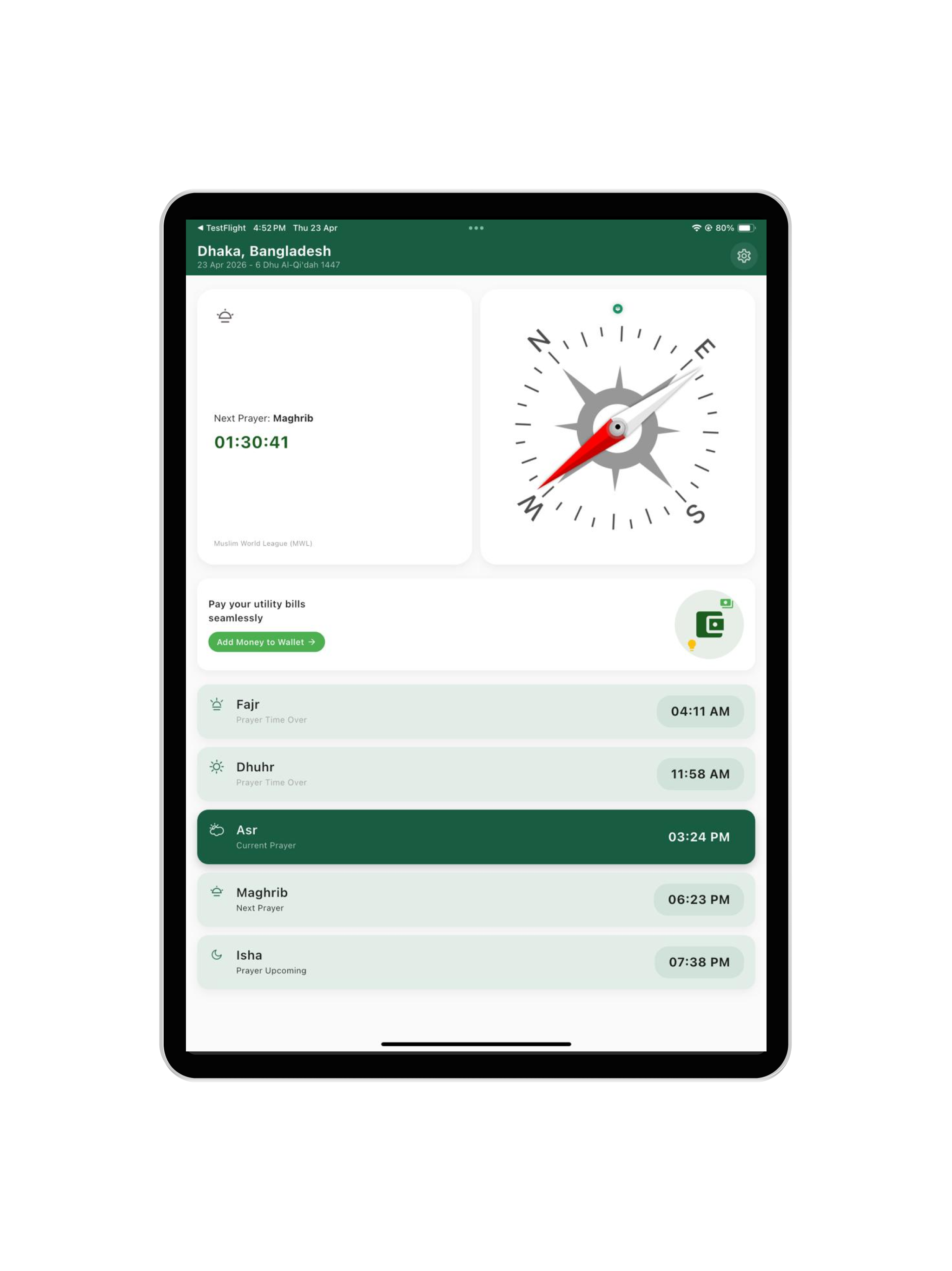 Nuraya – Salah & Qibla screenshot 8
