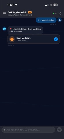 EGK MyTransitAI screenshot