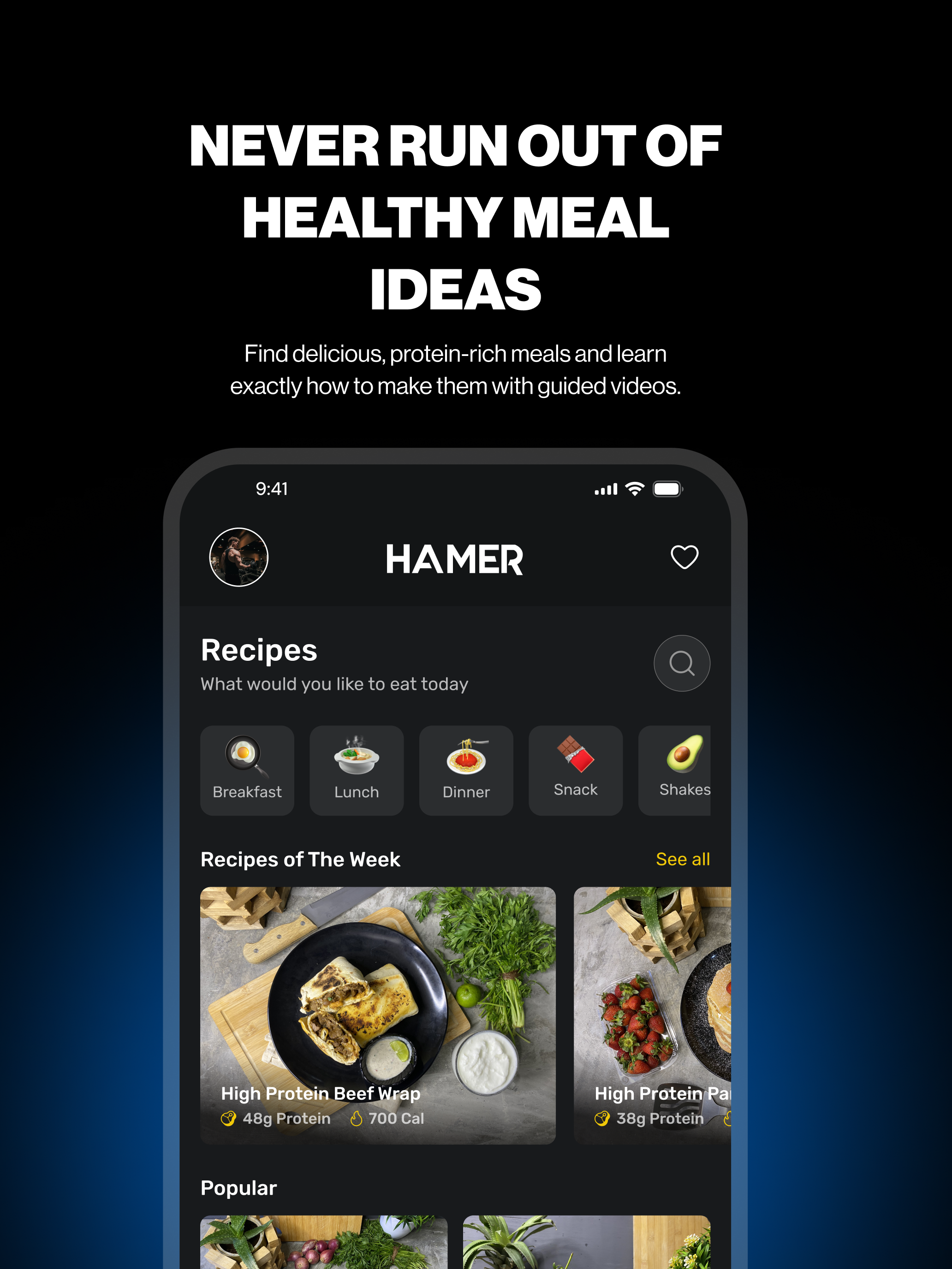 Hamer: Workouts & Nutrition screenshot 8