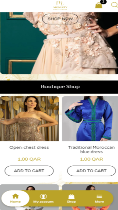 MONIATY STORE app screenshot 2