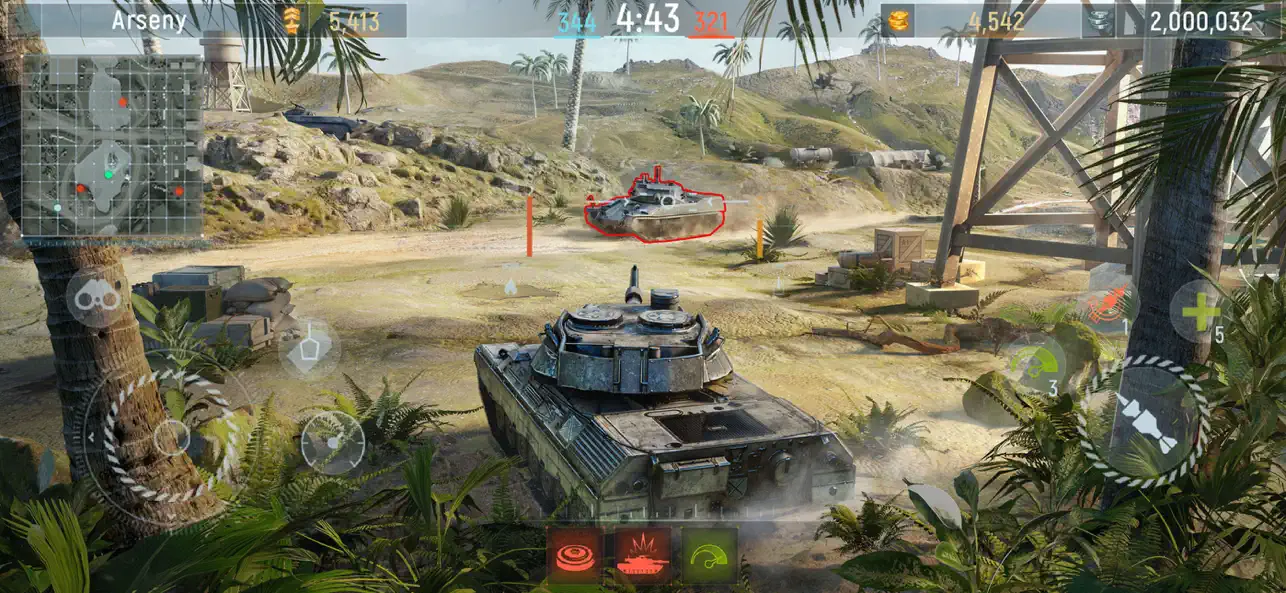 Screenshot #3 pour Modern Tanks・Champ de bataille