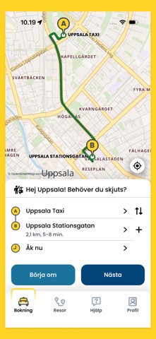 Uppsala Taxi 100 000 screenshot
