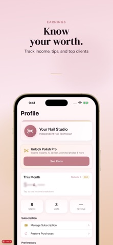 Nail Tech Client Book - Polish iPhone screenshot