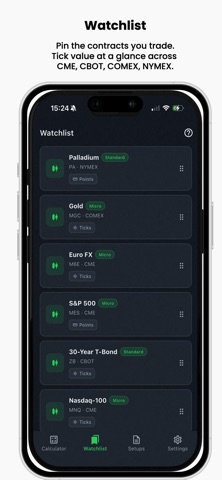 Futures Tick Calc Screenshot 2 of 4