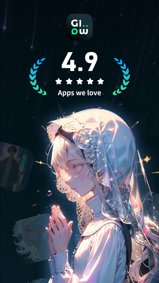 #1. Glow - Talk with AI Character (iOS) 由: 玥莹 王