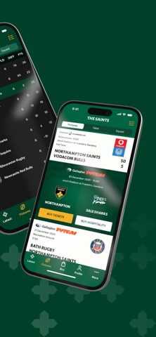 Northampton Saints iPhone screenshot 2