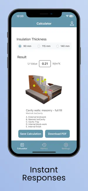 Mannok U-Value Calculator screenshot 2