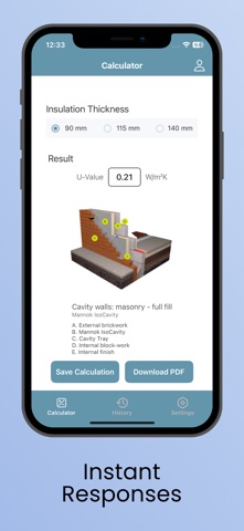 Mannok U-Value Calculator iPhone screenshot