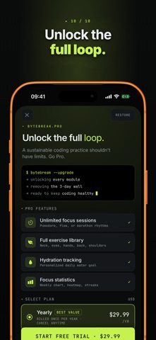 ByteBreak - Developer Wellness Screenshot 10 of 10