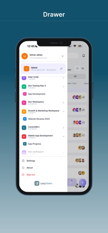 LazyTasks screenshot