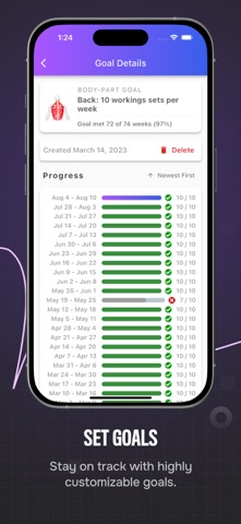 Bench Gym Log: Workout Tracker iPhone screenshot