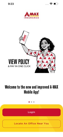 A-MAX Insurance iPhone screenshot