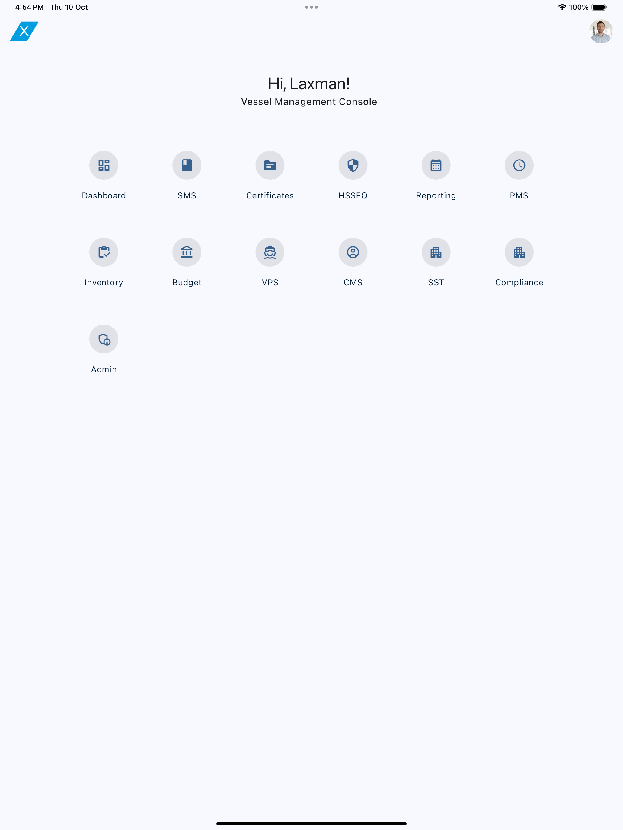 VoyageX VMS