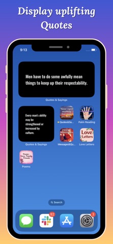 Daily Affirmations & Quotes iPhone screenshot