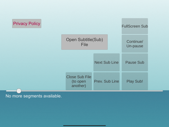 Screenshot #4 pour Subtitles Reader-Displayer