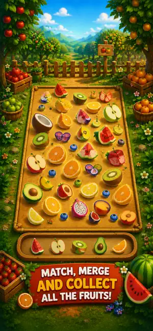Fruitopia: Fruit Merge Game screenshot 2