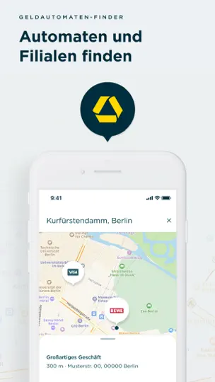 Screenshot von Commerzbank Banking auf dem iPhone 7